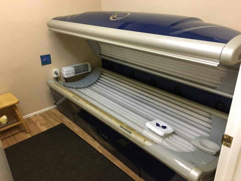 Blue Ergoline tanning bed